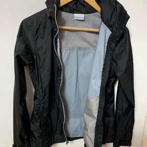 Columbia black windbreaker